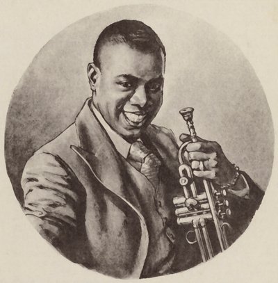 Louis Armstrong by English School